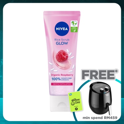 NIVEA Face Care Glow Rice Scrub Organic Raspberry 75ml