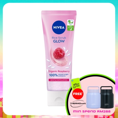 NIVEA - Face Care Glow Rice Scrub Organic Raspberry 75ml
