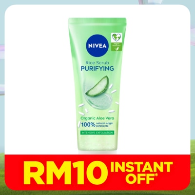 NIVEA Face Care Purify Organic Rice Scrub Aloe Vera 75ml