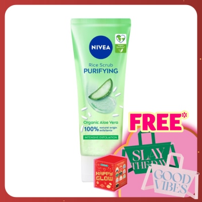 NIVEA Face Care Purify Organic Rice Scrub Aloe Vera 75ml