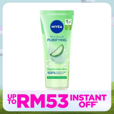 NIVEA Face Care Purify Organic Rice Scrub Aloe Vera 75ml