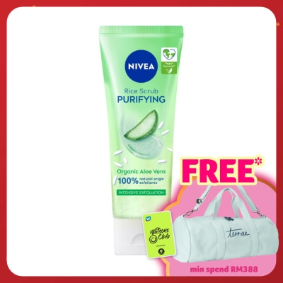 NIVEA Face Care Purify Organic Rice Scrub Aloe Vera 75ml