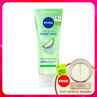 NIVEA - Face Care Purify Organic Rice Scrub Aloe Vera 75ml