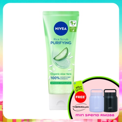 NIVEA - Face Care Purify Organic Rice Scrub Aloe Vera 75ml