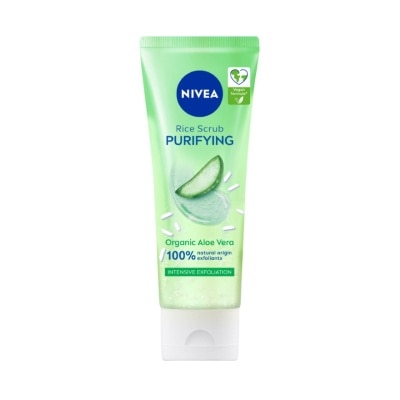 NIVEA Face Care Purify Organic Rice Scrub Aloe Vera 75ml