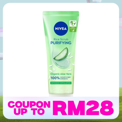 NIVEA Face Care Purify Organic Rice Scrub Aloe Vera 75ml