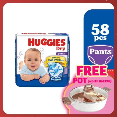 HUGGIES HUGGIES Dry Pants Diapers M 58s