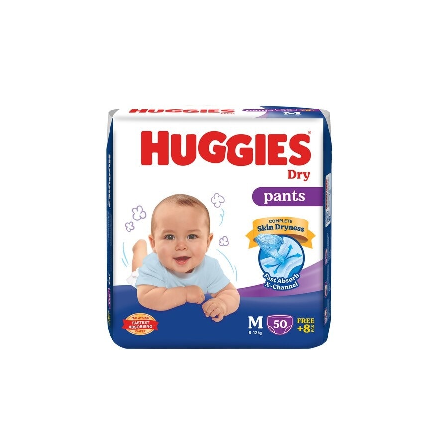 HUGGIES Dry Pants Diapers M 58s