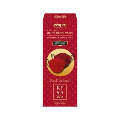 EMPRO KF94 Pro-Red Season Premium Grade Face Mask 10s