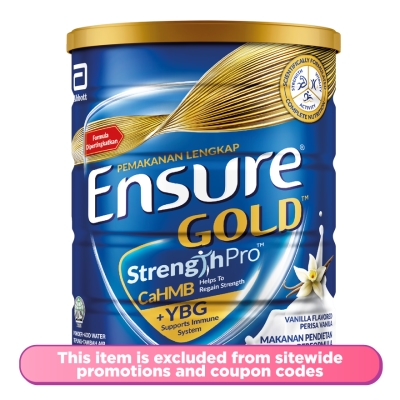 ENSURE - Gold Vanilla Ybg 800g - Adult Complete Nutrition