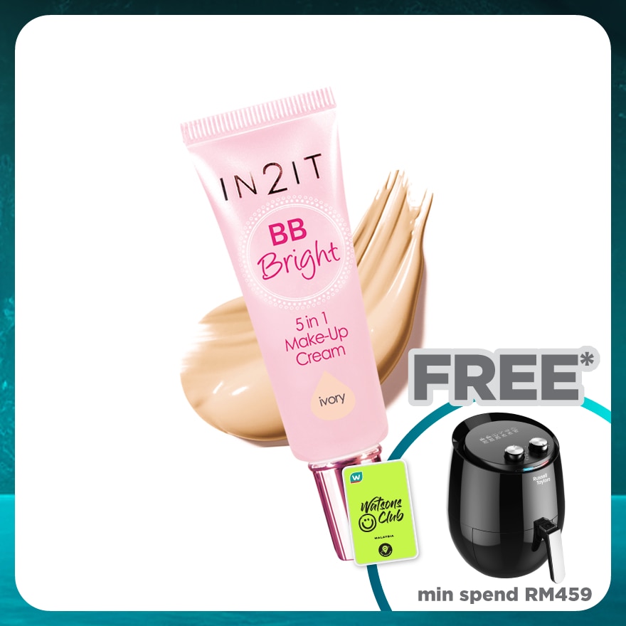 IN2IT BB bright extra cover 5in1 cream