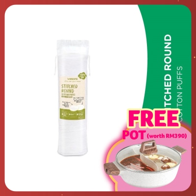 WATSONS Stitched Round Cotton Puffs 80s