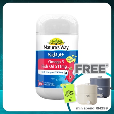 NATURE'S WAY Kid's A+ Omega 3 Fish Oil 50's