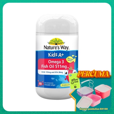 NATURE'S WAY - Kid's A+ Omega 3 Fish Oil 50's