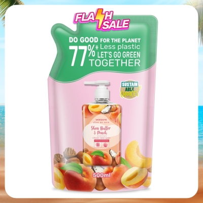 WATSONS - Cream Handwash Refill Shea Butter & Peach 500ml