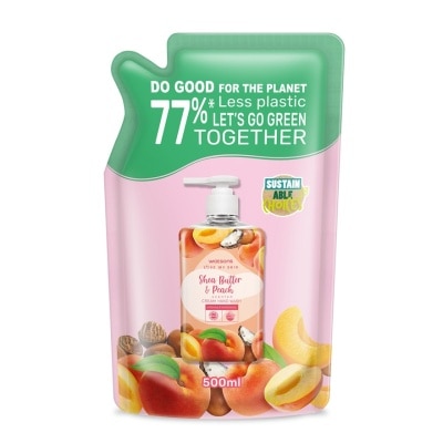 WATSONS - Cream Handwash Refill Shea Butter & Peach 500ml