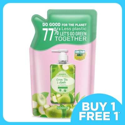 WATSONS Green Tea & Apple Scented Gel H/Soap