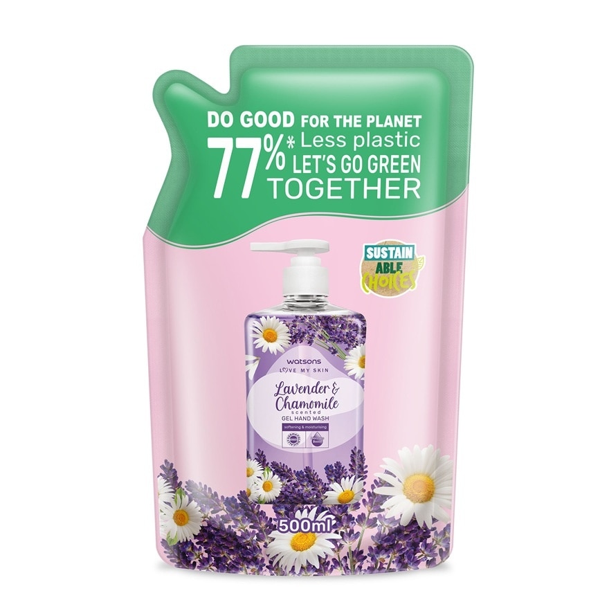 Gel Handwash Refill Lavender & Chamomile 500ml