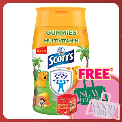 SCOTT'S Multivitamin Gummies Tropical Bone, Teeth & Eye 60S