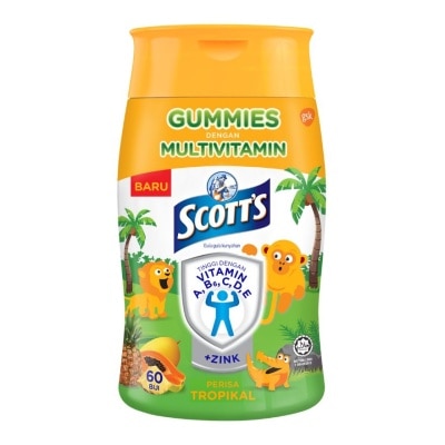 SCOTT'S Multivitamin Gummies Tropical Bone, Teeth & Eye 60S