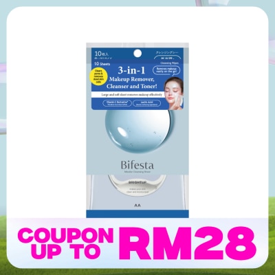 BIFESTA Cleansing Sheet Brightup 10s
