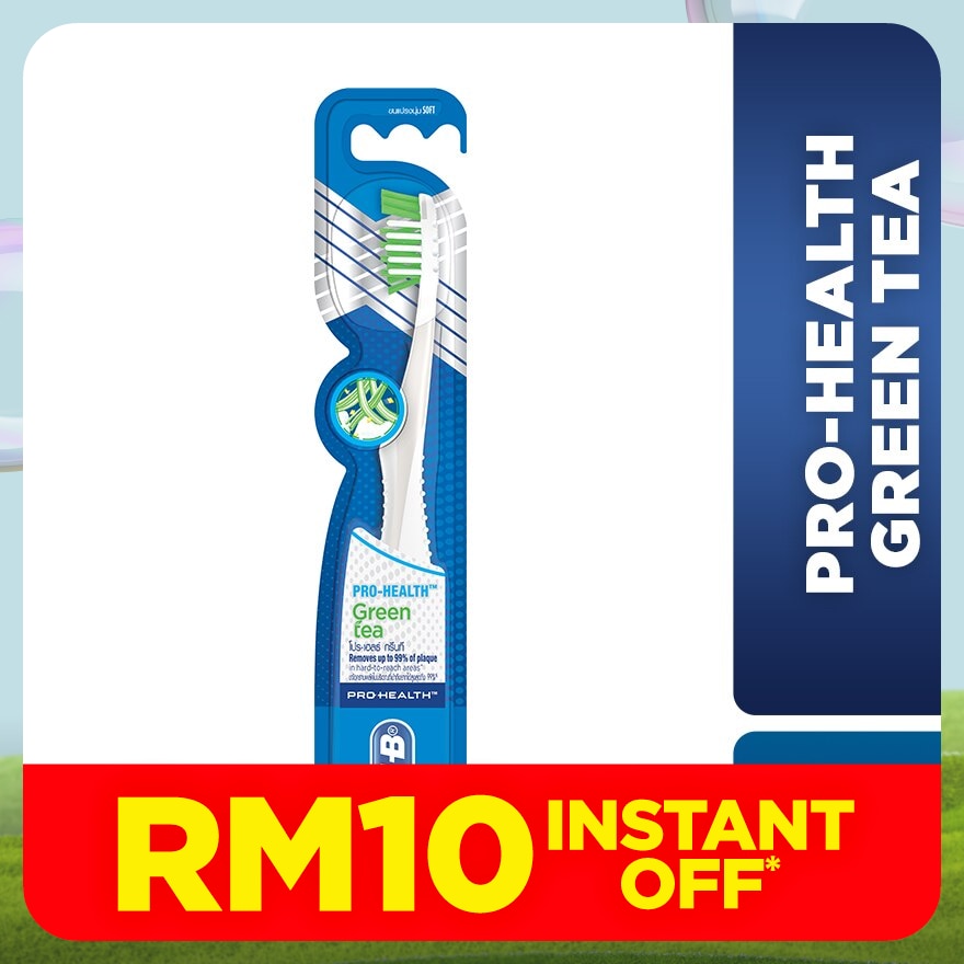 Pro Health Green Tea Toothbrush 1's