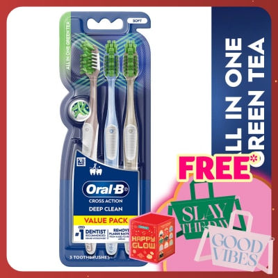ORAL-B Pro-Health Green Tea Toothbrush Blister 3s
