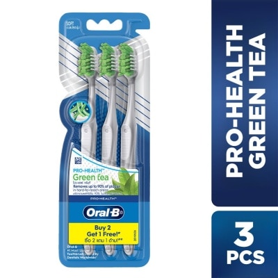 ORAL-B Pro Health Green Tea Toothbrush 3's