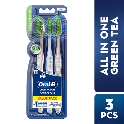 ORAL-B Pro-Health Green Tea Toothbrush Blister 3s