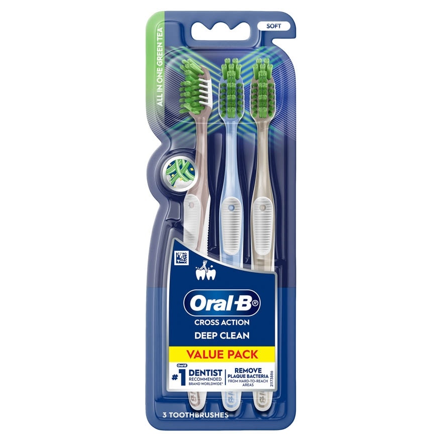 Pro-Health Green Tea Toothbrush Blister 3s