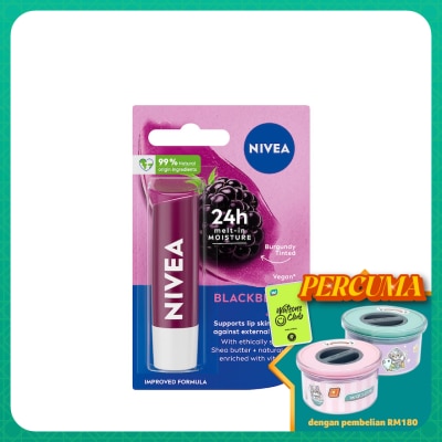 NIVEA Blackberry Shine Caring Lip Balm 4.8g