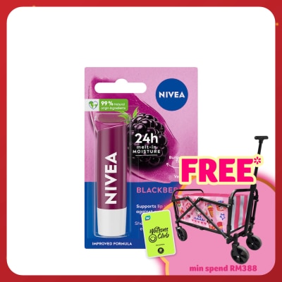 NIVEA Blackberry Shine Caring Lip Balm 4.8g
