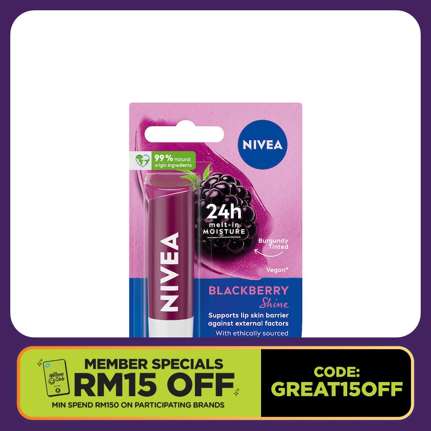 Blackberry Shine Caring Lip Balm 4.8g