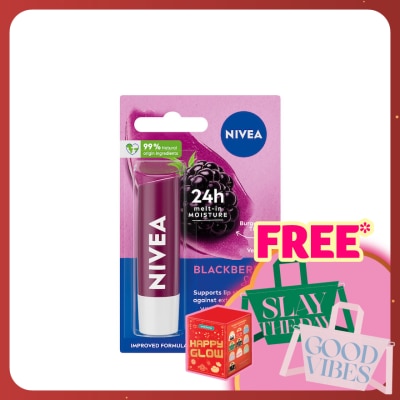 NIVEA Blackberry Shine Caring Lip Balm 4.8g
