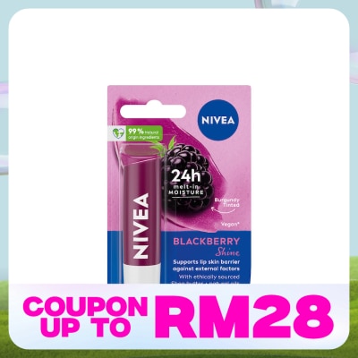 NIVEA Blackberry Shine Caring Lip Balm 4.8g