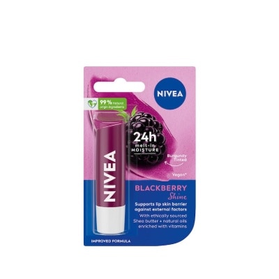 NIVEA Blackberry Shine Caring Lip Balm 4.8g