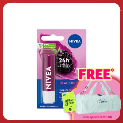 NIVEA Blackberry Shine Caring Lip Balm 4.8g