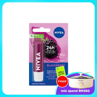 NIVEA - Blackberry Shine Caring Lip Balm 4.8g image