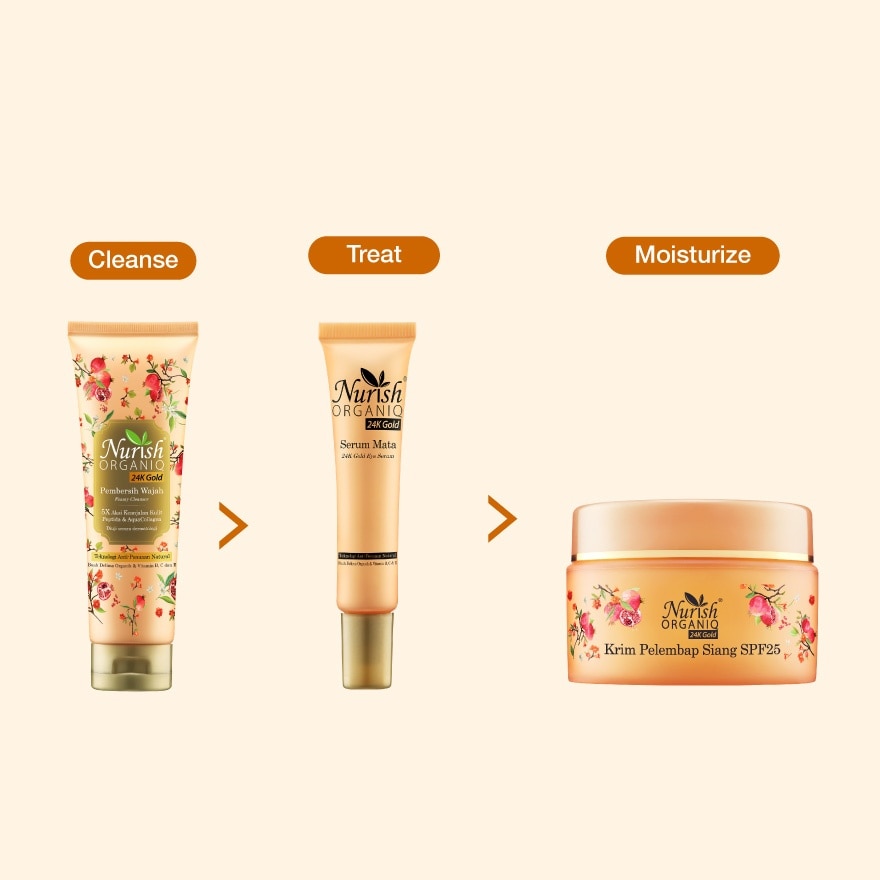 24K Gold Krim Pelembap Siang SPF25 40g