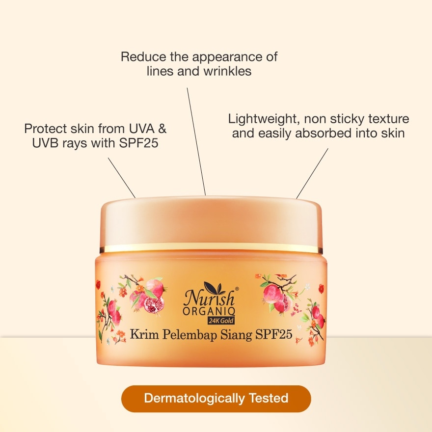 24K Gold Krim Pelembap Siang SPF25 40g