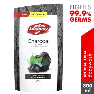 LIFEBUOY Bodywash Charcoal Mint 800ML