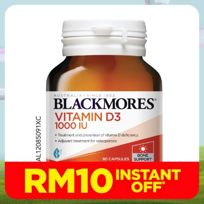 BLACKMORES Vitamin D3 1000 IU 60's