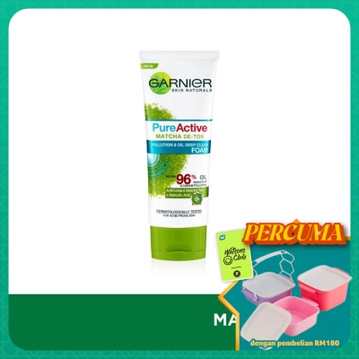 GARNIER - PureActive Dirt & Oil-Control Foam 100ml