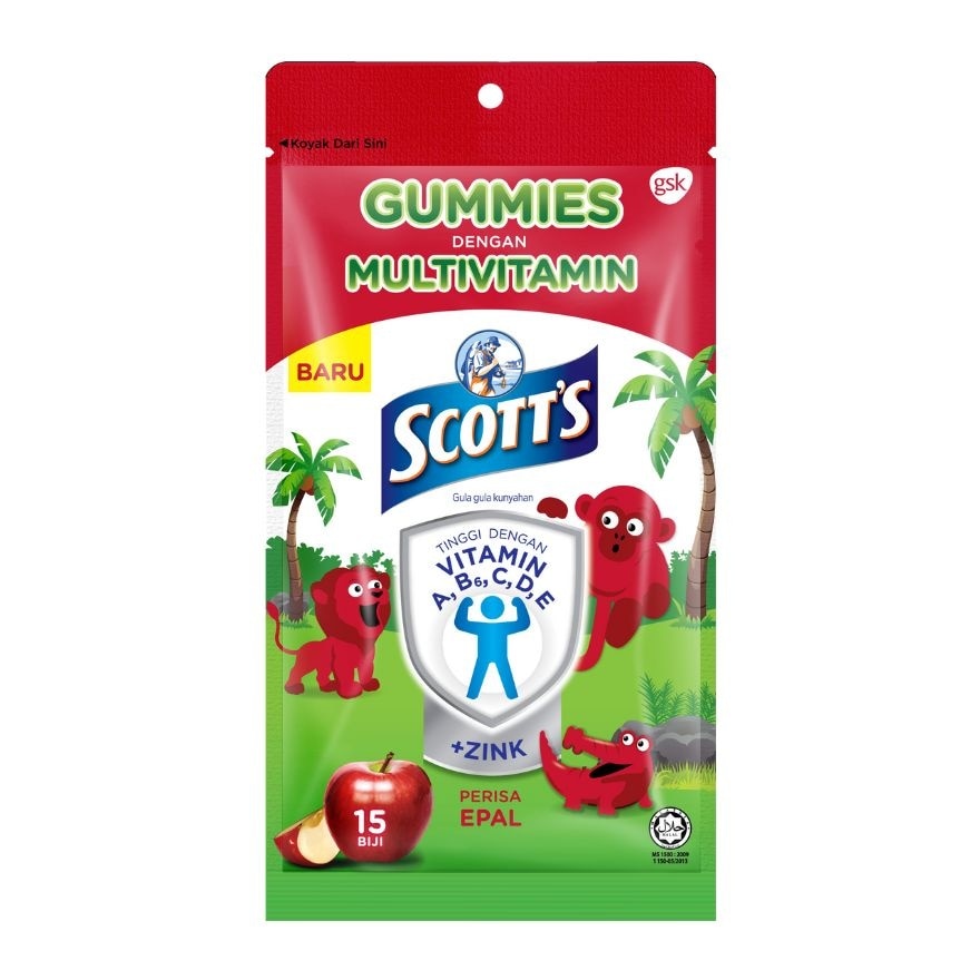 Multivitamin Gummies Apple Bone, Teeth & Eye 15s