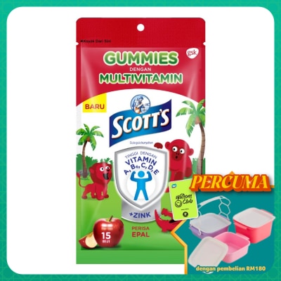 SCOTT'S - Multivitamin Gummies Apple Bone, Teeth & Eye 15s