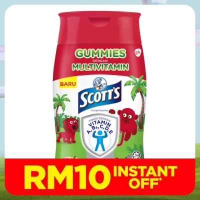 SCOTT'S Multivitamin Gummies Apple Bone, Teeth & Eye 60s