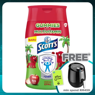 SCOTT'S Multivitamin Gummies Apple Bone, Teeth & Eye 60s