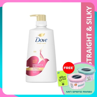DOVE Straight & Silky Shampoo 680 ml