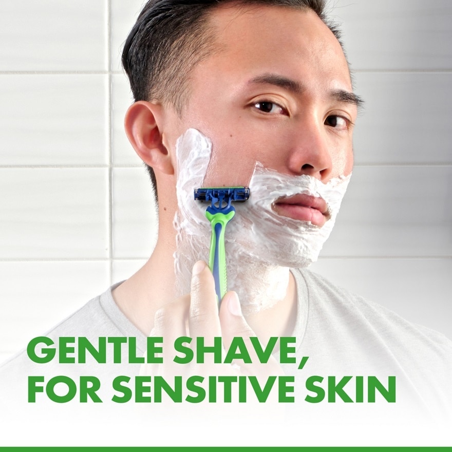 Blue3 Sensitive Disposable Razor 4s