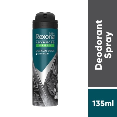 REXONA Men Charcoal Detox Spray  135ml